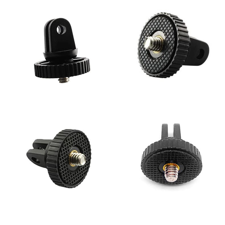 GoPro 13 Tripod 1/4 Adapter, Insta360 Camera Large Hole 5mm Screw Head Made of 304 Material