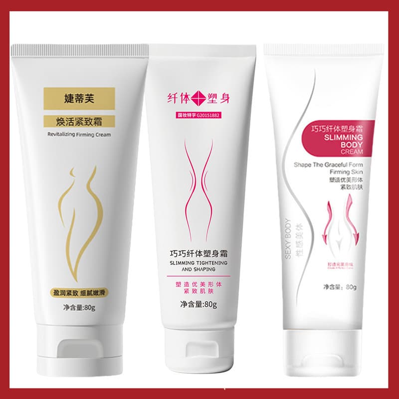[National Cosmetics Special Certificate] Qiaoqiao Slimming Cream 80g, Jetifi Firming Cream for Abdominal, Arm, and Leg Massage
