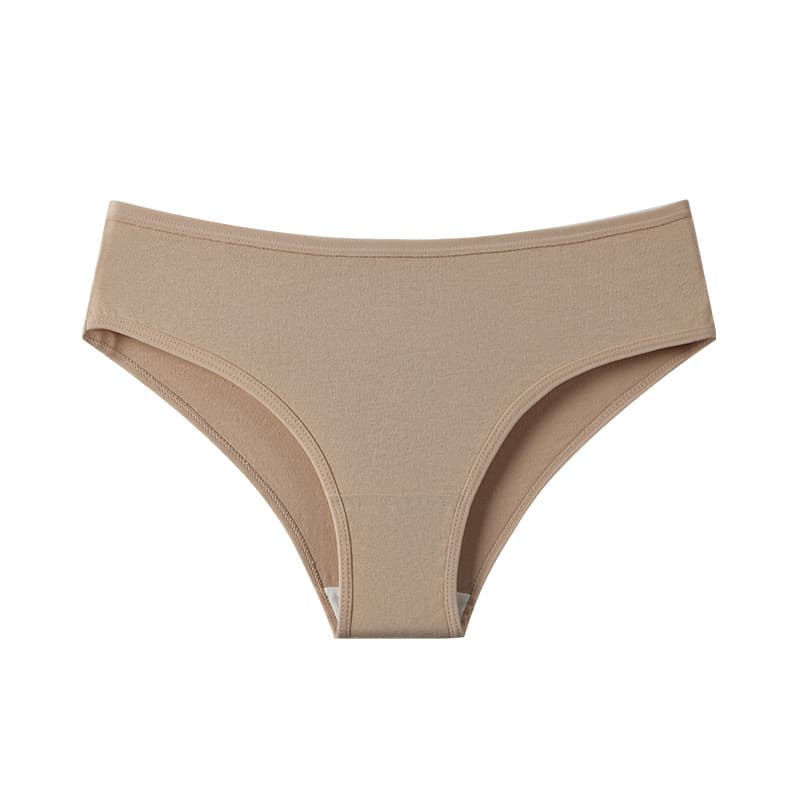Cross-border Hot Sale Solid Color Low Waist Cotton Panties for Women Simple Fashion Triangle Panties Full Cotton Seamless Breathable Underwear