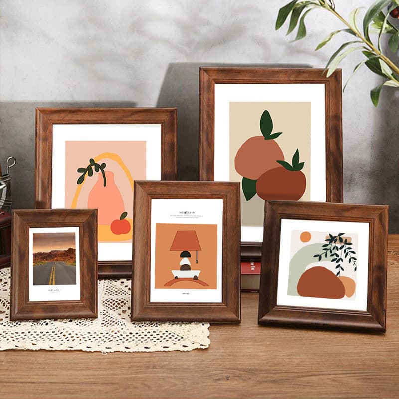 European-style photo frame for tabletop or wall, creative decor, 5 6 7 8 inch small picture frame for mounting albums, can be used as photo frame