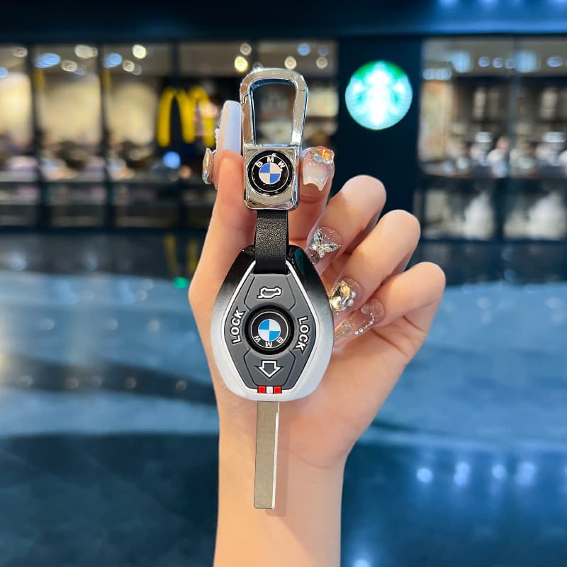 Compatible with BMW old model flat key case for X3, 5, Z3, 4, 3, 5, 7 Series E38 E39 E46 E83 car key cover