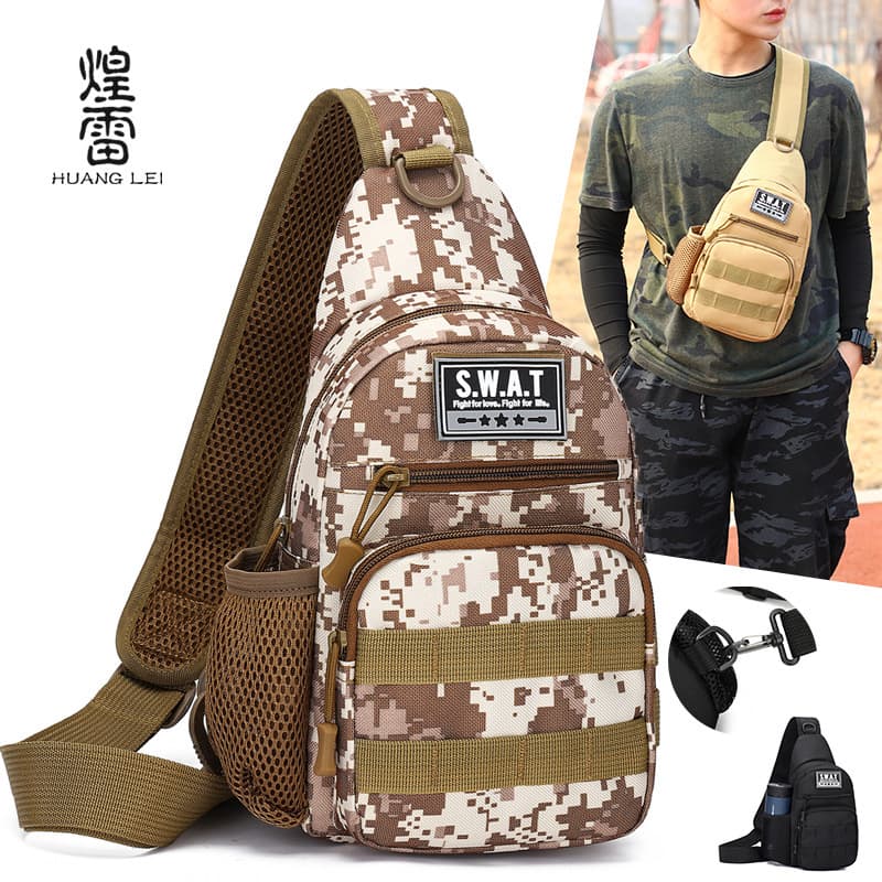 Outdoor Commuting Sports Chest Bag, Fashionable and Trendy Versatile Crossbody Bag, Niche High-End Versatile Travel Shoulder Bag