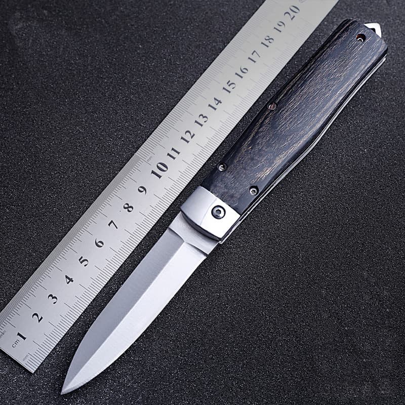 Wilderness Survival Folding Knife, Outdoor High Hardness Special Forces Self-Defense Knife, Field Tactical Knife, Fruit Knife