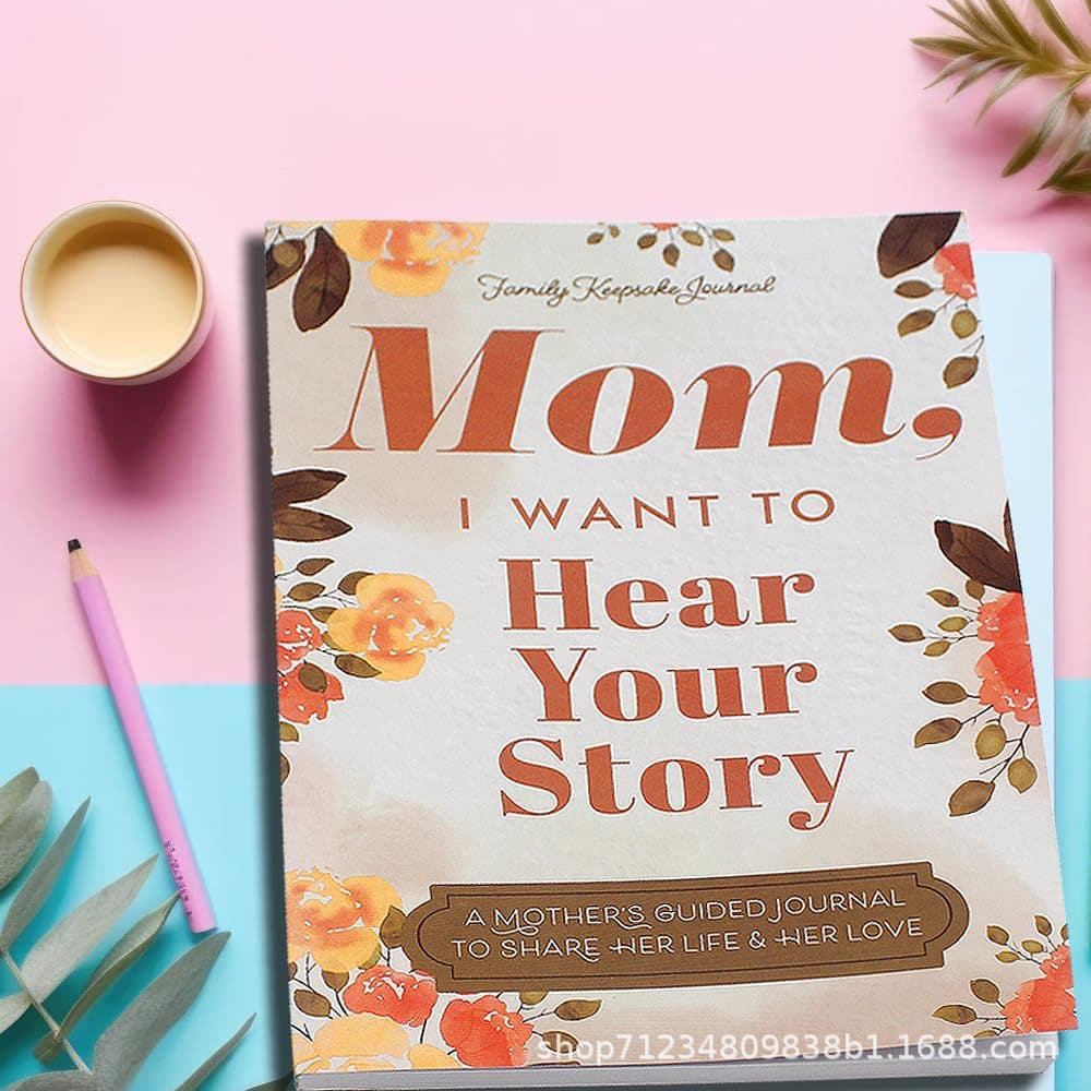 Mom, I Want to Hear Your Story Mother's Day Gift Story Notepad Notebook