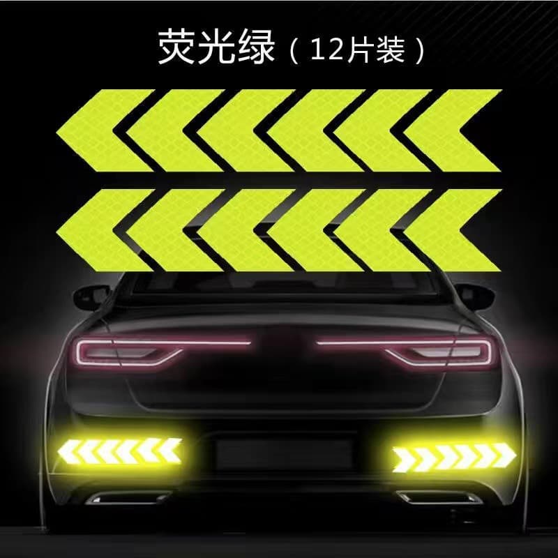 Electric Motorcycle Reflective Stickers, Car Reflective Tape, Night Warning Truck Decals, Creative Personalized Stickers