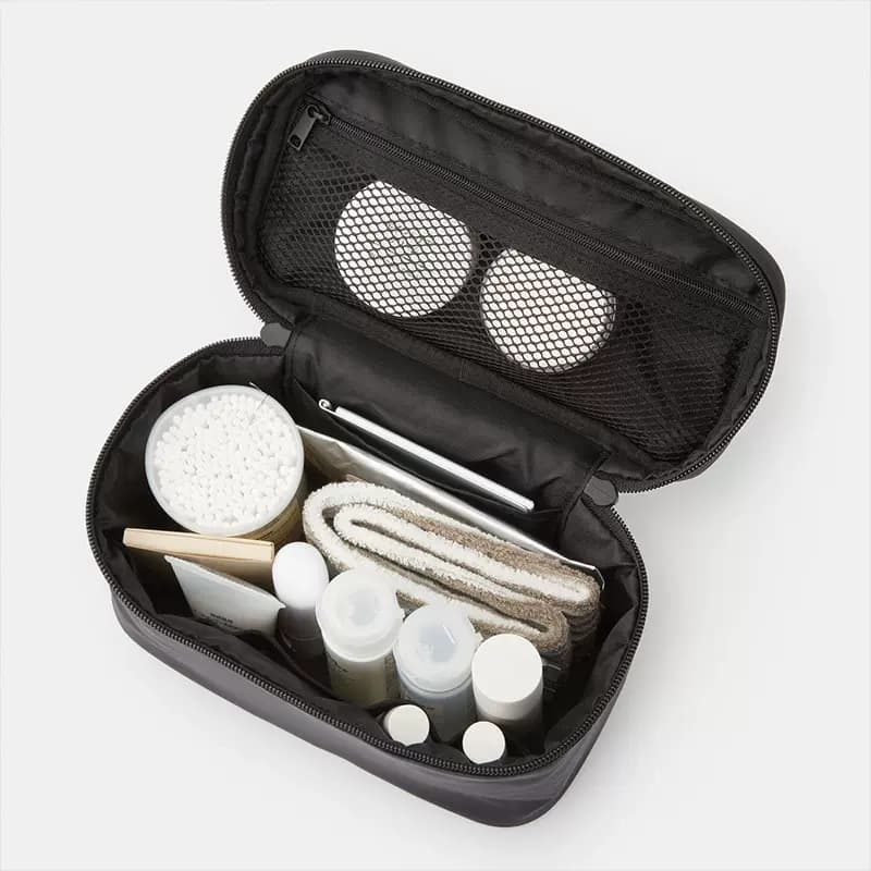 MUJI Japanese-style cosmetic bag portable travel storage bag women's portable toiletry bag cosmetic case small bag