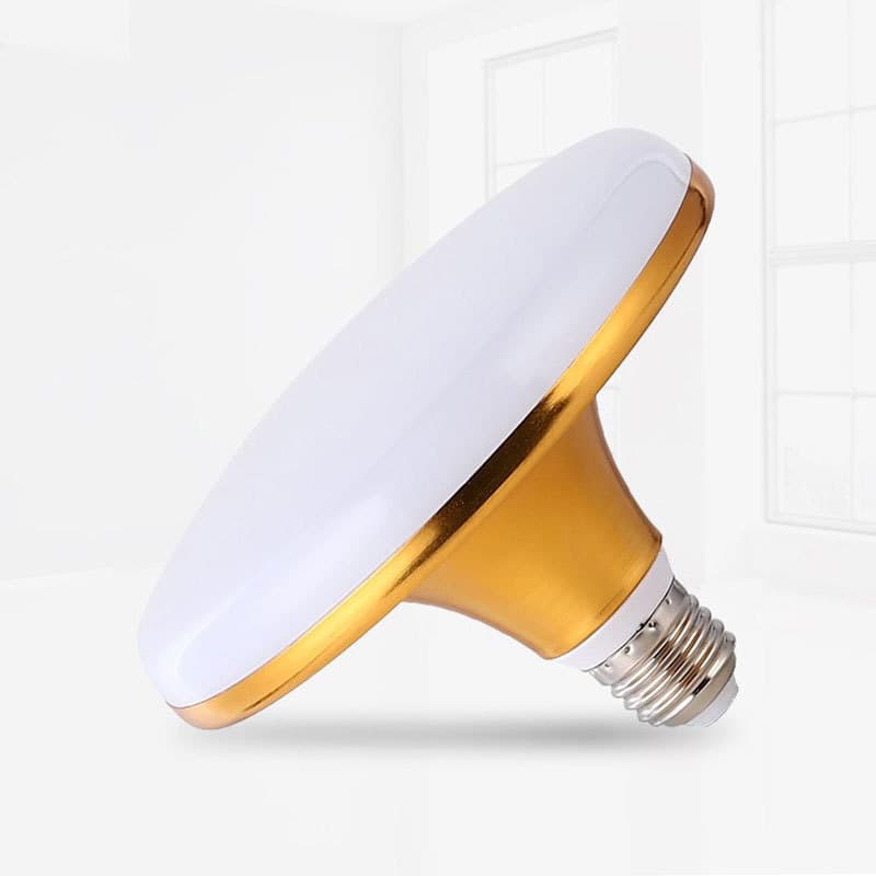 LED Bulb Super Bright High-Power Flying Saucer Energy-Saving Lamp E27 Screw 220V Household Factory Shop Commercial Lighting