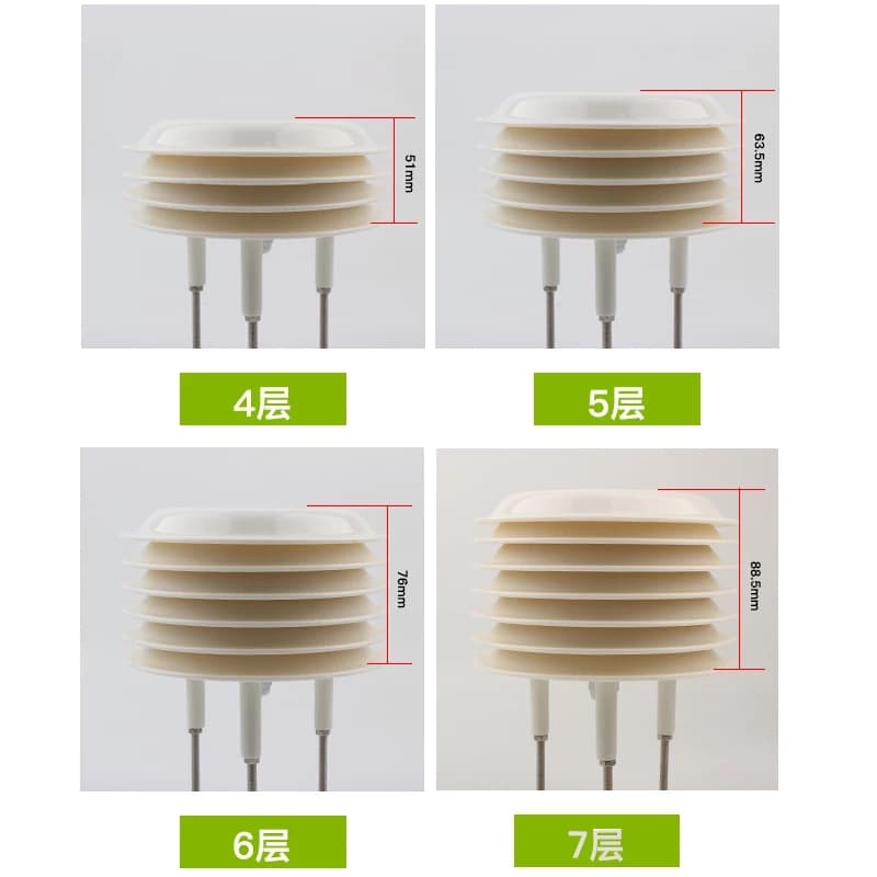 Weather Station Louver Box Dust Monitoring Louver Box Light Carbon Dioxide Temperature Humidity PM2.5 Wind Speed Sensor