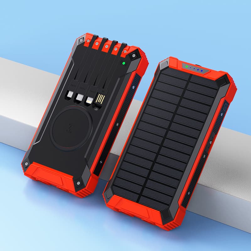 TKTemu Amazon Best Seller Solar-Powered 20000mAh Outdoor Camping Light Power Bank