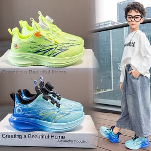 Children's Sneakers Boys Running Shoes Spring Autumn New Fashion Boys Basketball Shoes Lightweight Soft Sole Casual Kids Shoes