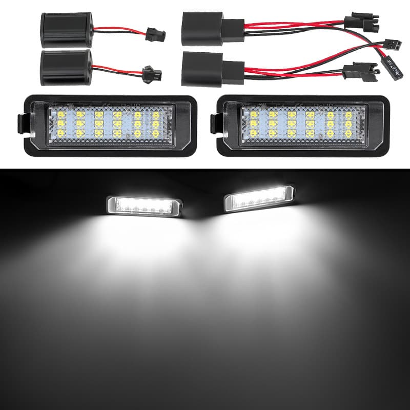 LED License Plate Light for Volkswagen Golf 5/6/7, Passat, POLO, PHAETON, Eos