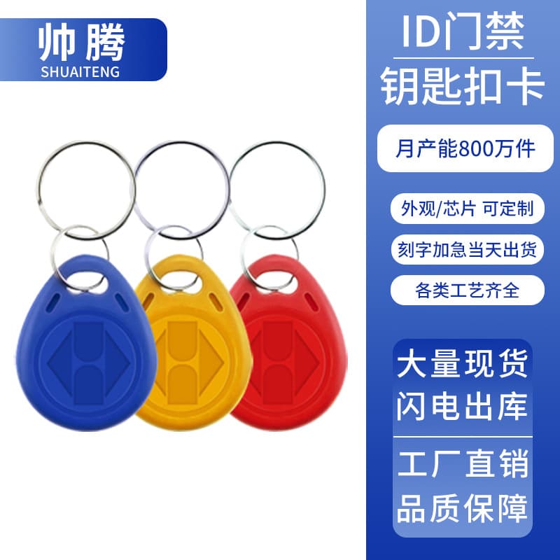ID Keychain Smart Card Access Authorization Smart Card No. 2 ID Community Property Keychain Three Colors Available