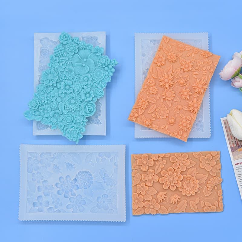 Chrysanthemum Rose Bush Silicone Mold Baking DIY Fondant Chocolate Cake Mold Wholesale