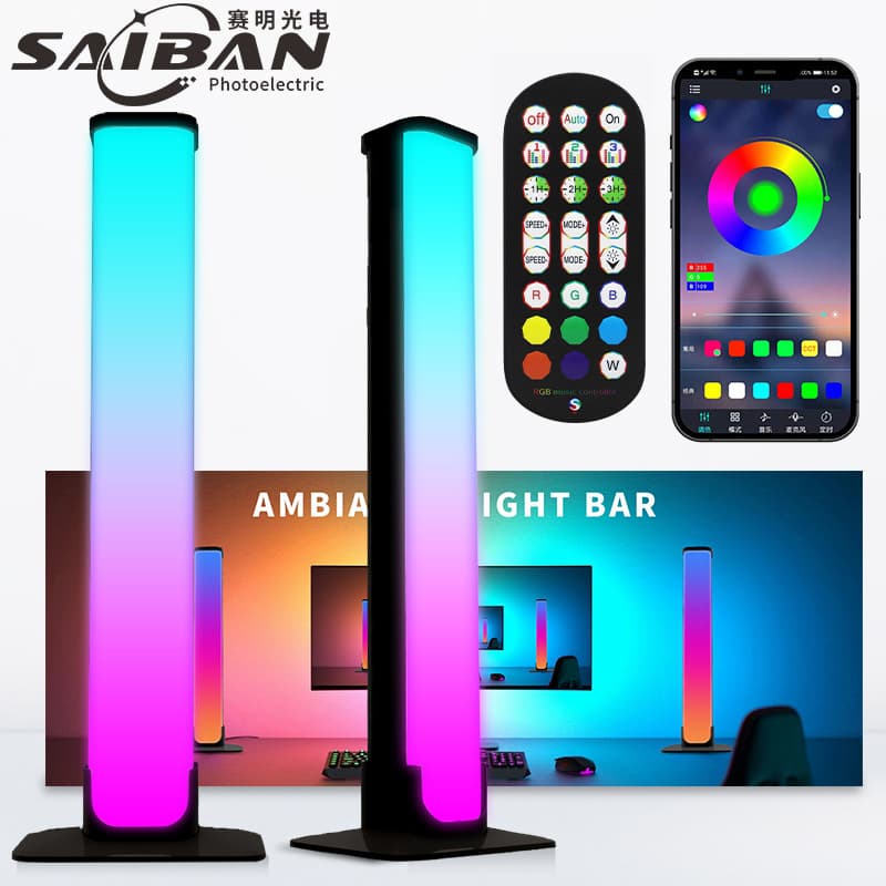 Factory Direct Desktop Atmosphere Light, Colorful Sound Pickup Light, Bluetooth Colorful Atmosphere Light, Music Rhythm Atmosphere Light for Gaming
