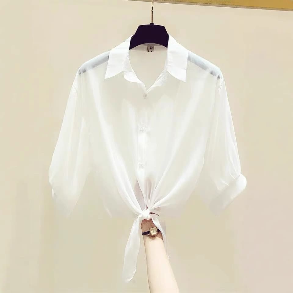 Women's Sun Protection Shirt Summer Thin Versatile Batwing Open Front Short Chiffon Air Conditioning Cardigan Outer Layer Cape Wholesale