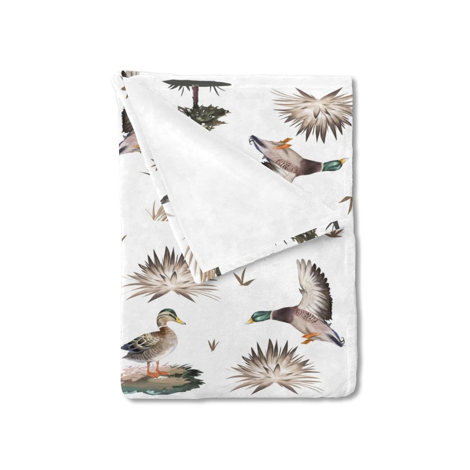 Baby Blanket Duck Hunting Wild Duck Flannel Blanket Warm Newborn Toddler Crib Blanket Play Mat Cover Blanket