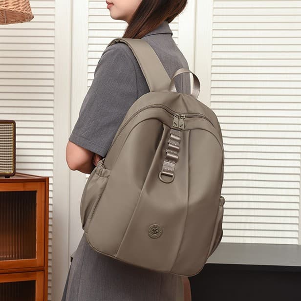 European and American Style Women's Backpack 2026 New Large Capacity Nylon Double Shoulder Bag Casual Travel Handbag for Export