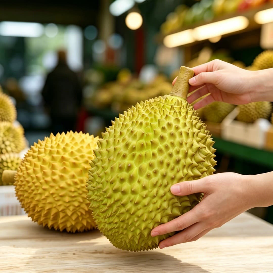 Fake durian model Musang King golden pillow props fruit shop decoration background photo sketch video props decoration