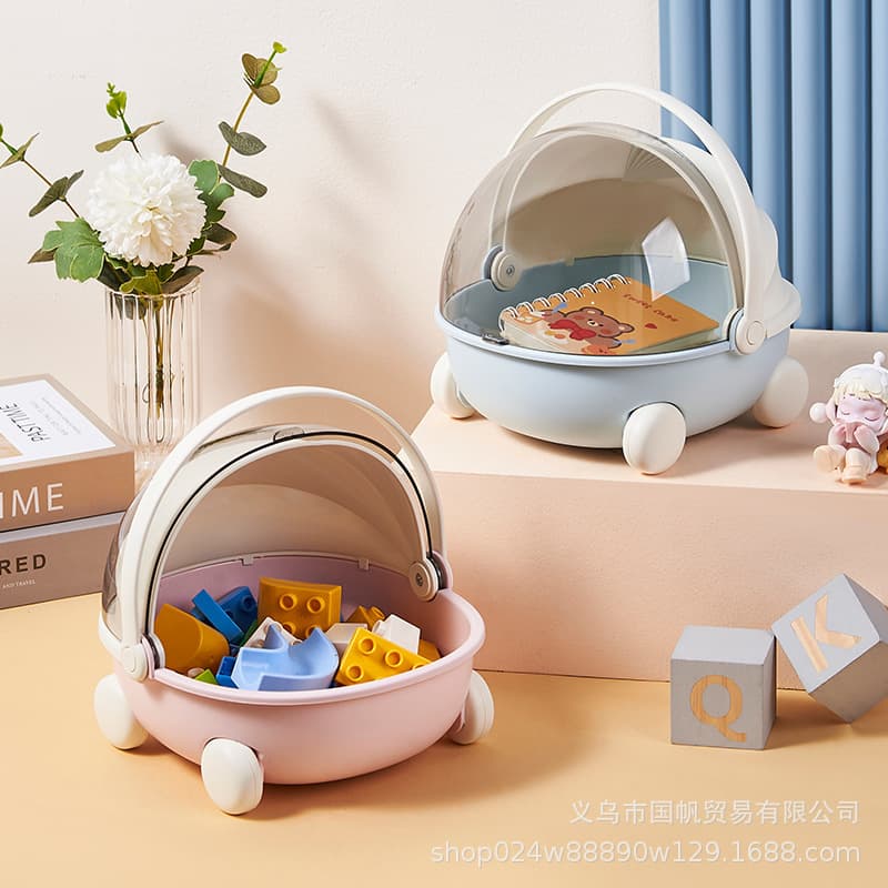 Cute Cradle Desktop Storage Box, Dustproof Entryway Decor, Key Storage Tray, Snack Toy Storage Organizer