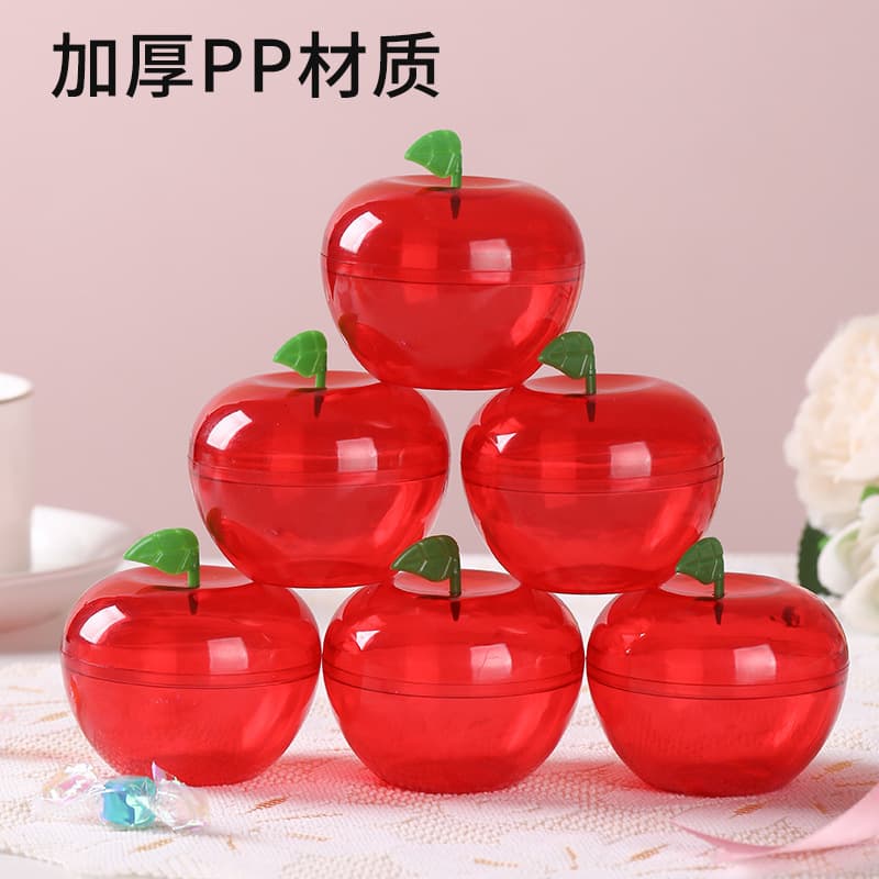 Christmas Eve Apple Packaging Box, Creative Wedding Plastic Candy Box, Christmas Gift Packaging Exquisite Gift Box