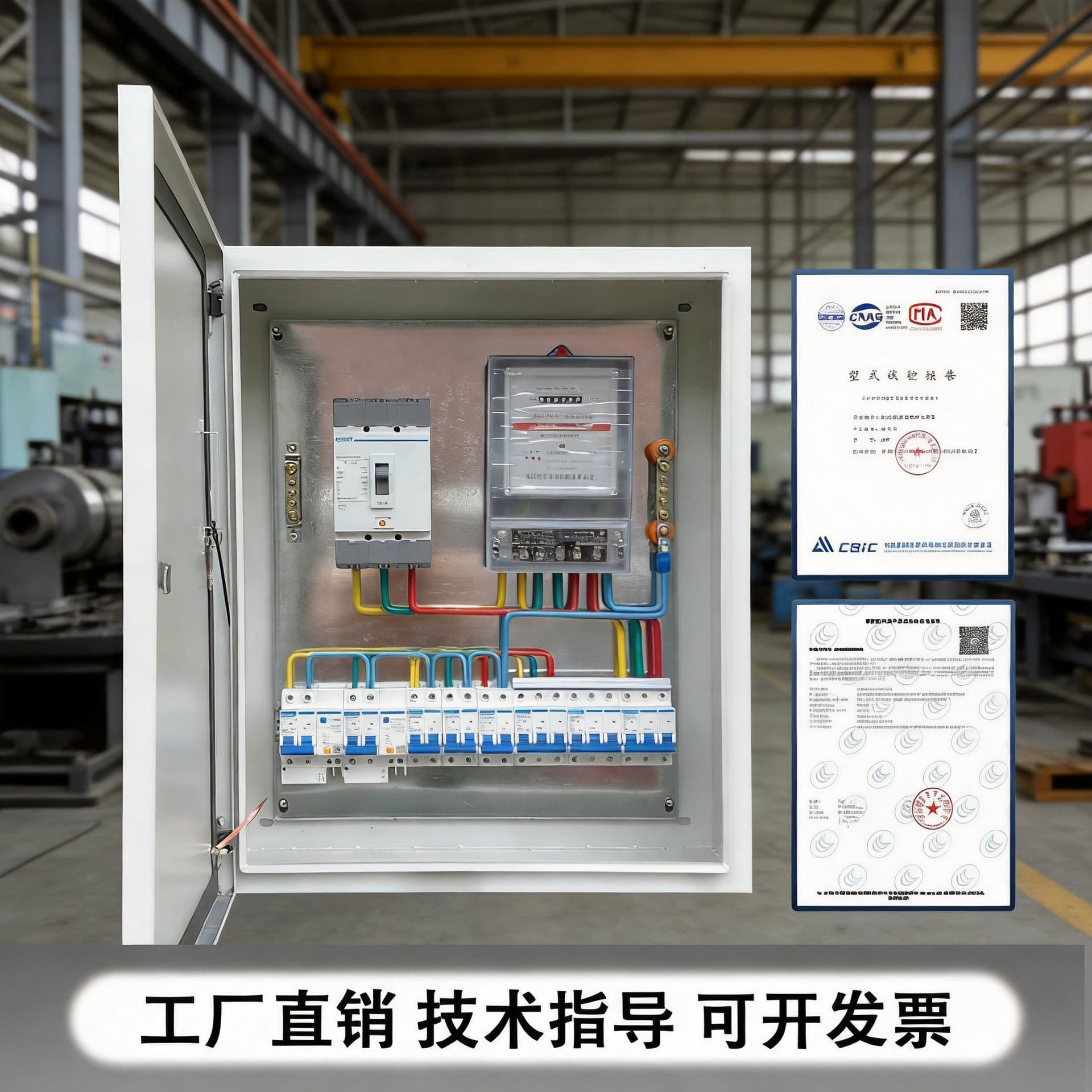 XL21 Complete Power Distribution Cabinet Factory Three-Phase Electric Control Box Outdoor Low Voltage Stainless Steel Distribution Box
