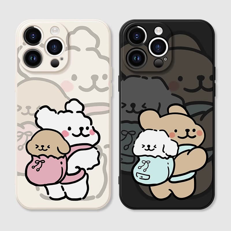 Backpack puppy suitable for Xiaomi 15 mobile phone case Xiaomi CC9 straight edge TPU Redmi K60 bestie NOTE14K80