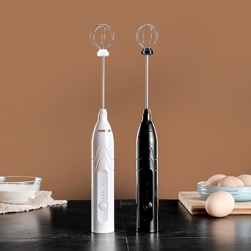 Popular USB rechargeable automatic egg mixer egg beater milk coffee frother frother handheld milk beater