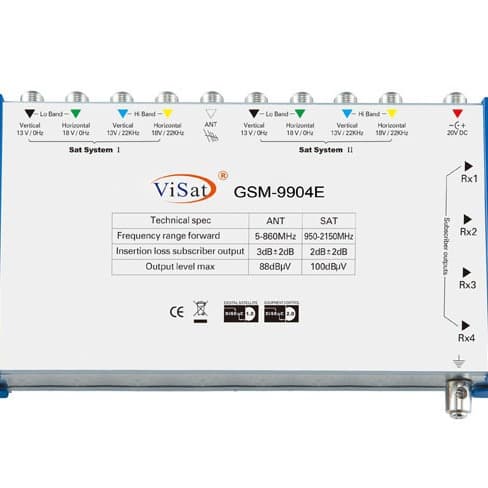 Multi Switch Satellite Antenna Signal Switching 9-in 12-out Terminal
