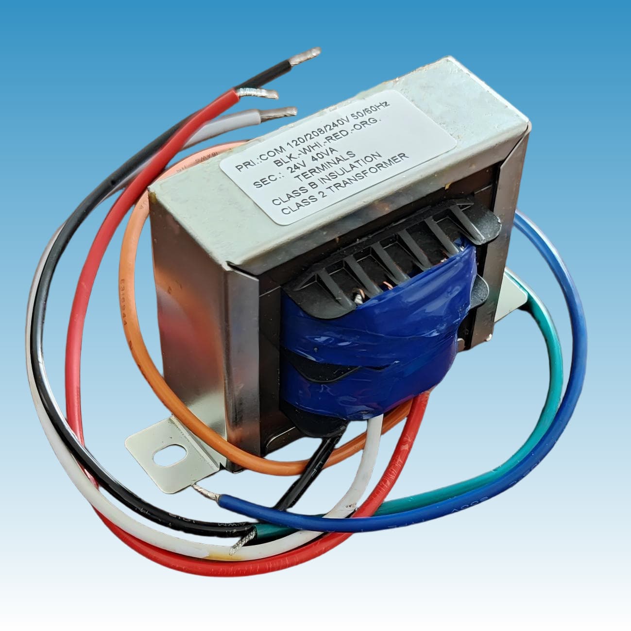 24V 40VA Control Transformer, Input Voltage 120-208-240V, HVAC Furnace Specific Transformer