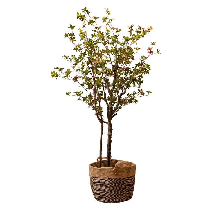Artificial Green Plant Colorful Hanging Bell Japanese Pieris Japonica Fake Tree Large Home Floor Nordic Style Decoration