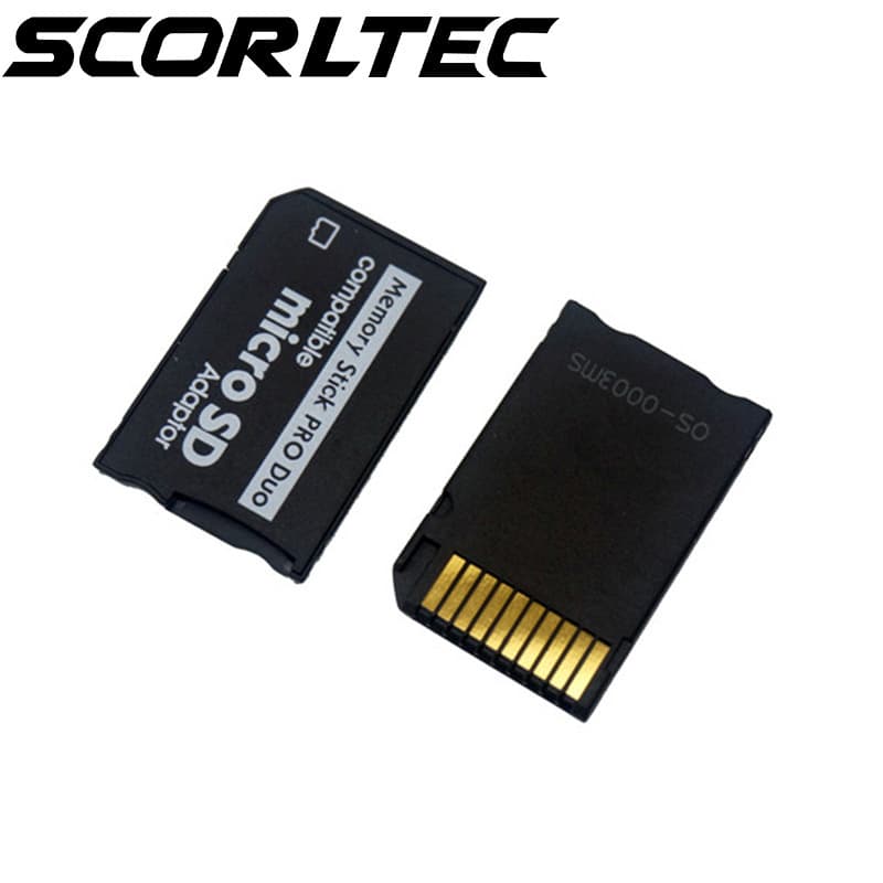 PSP Memory Card Adapter TF Card to MS Short Bar Memory Stick MicroSD to MS PRO DUO Card Holder Special Supply for PSP