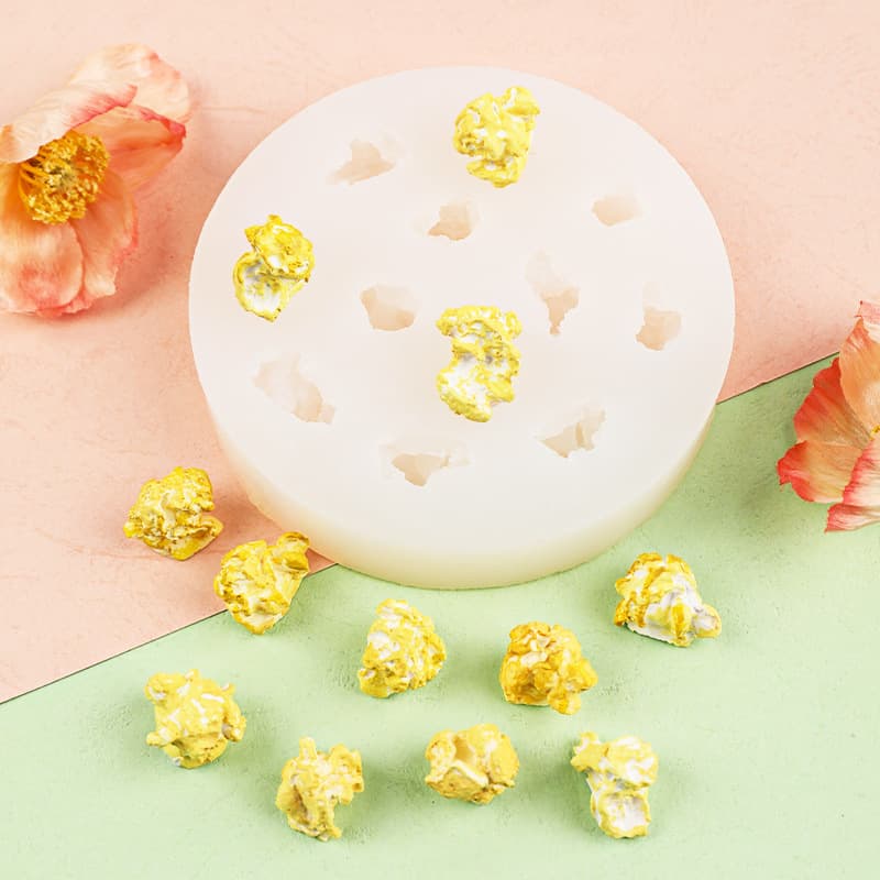 Popcorn Simulation Squeeze Toy Silicone Mold Chocolate Wax Bottle Candy Chocolate Cake Decoration Baking Cake Mold
