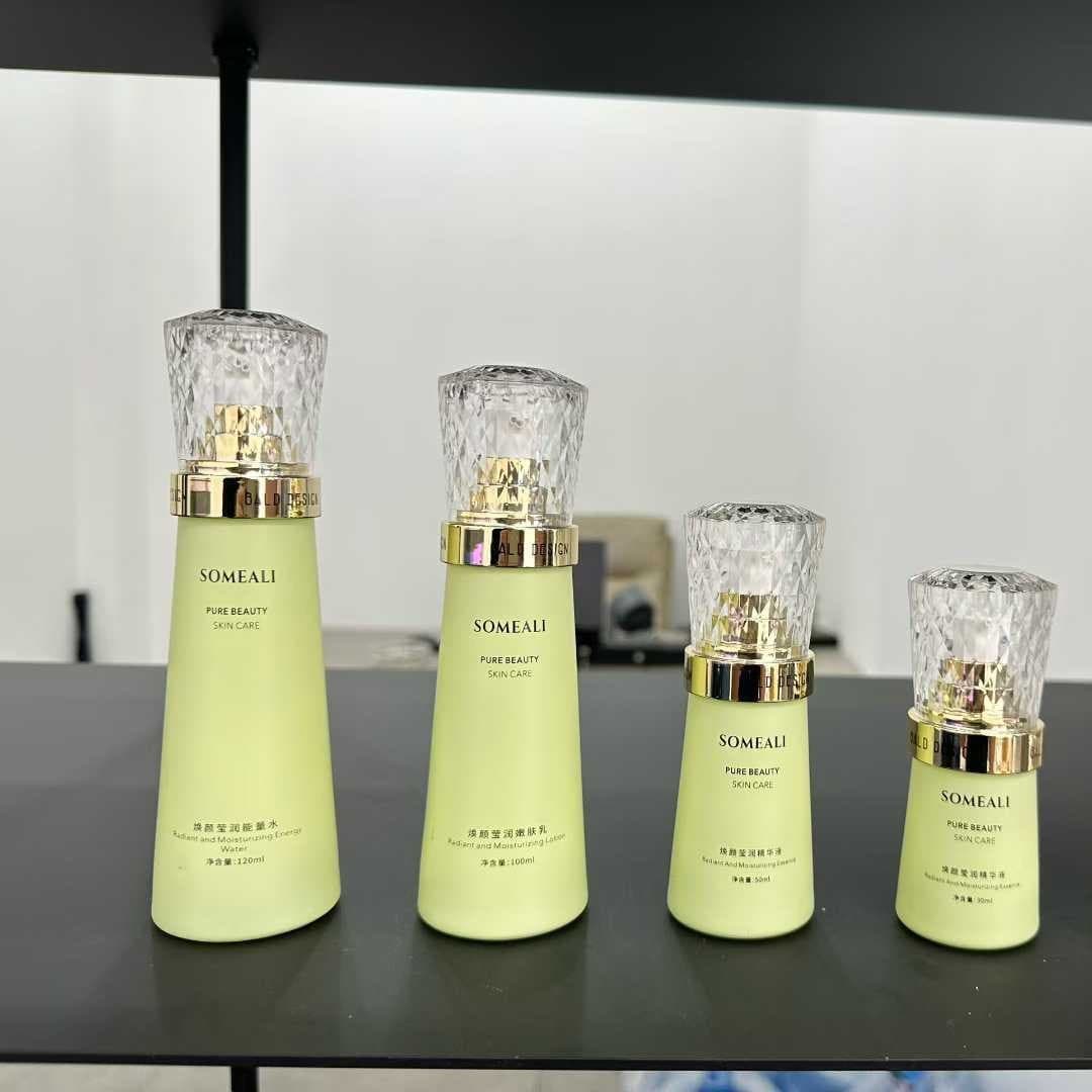 Hourglass Bottle Cosmetic Packaging 30ml Lotion Bottle Dropper Spray Bottle Skin Care Serum Bottle 50g Cream Jar