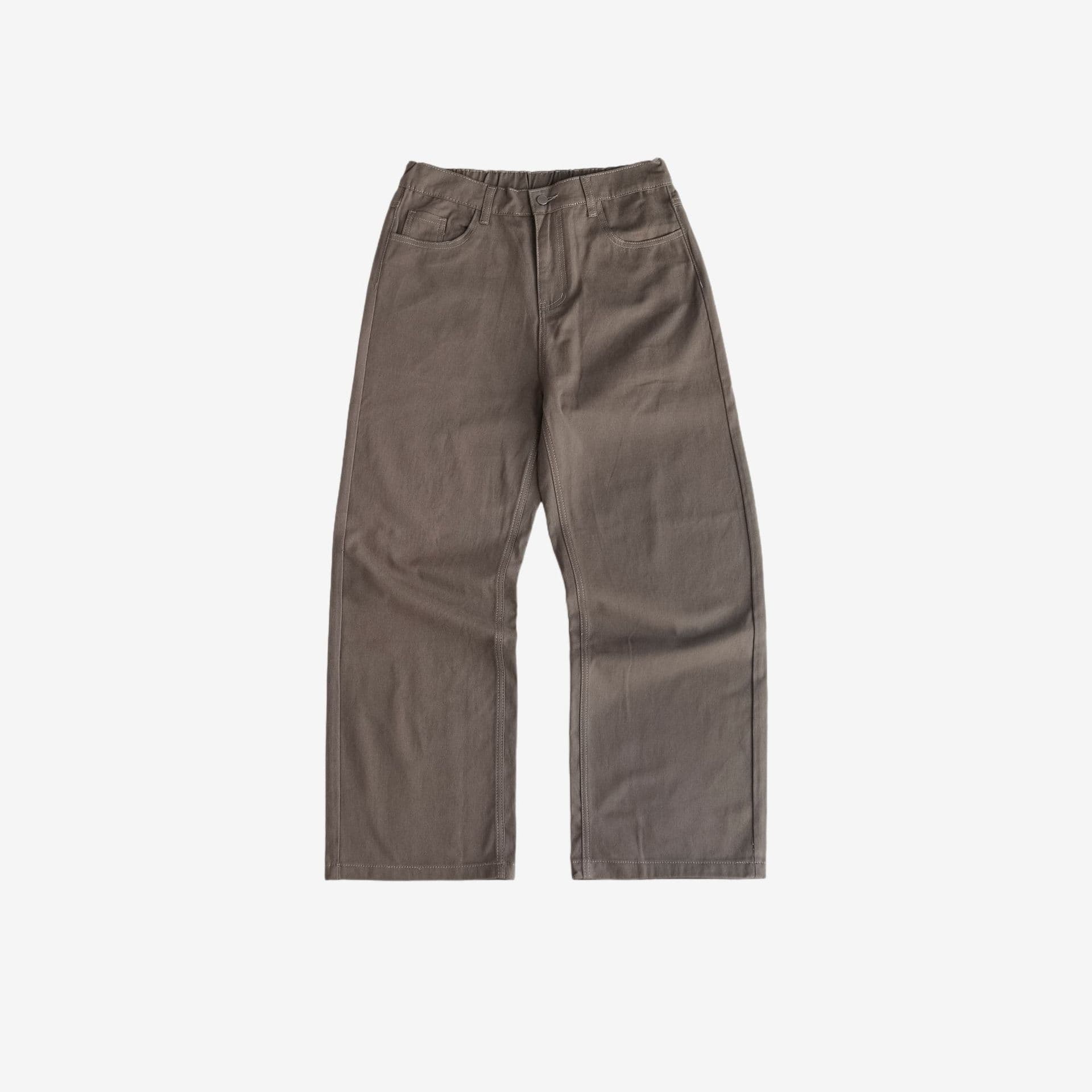 MAMINQIN New Old Money Style Loose Retro Twill Straight Casual Pants for Men and Women, Versatile Slimming Four-Season Long Pants