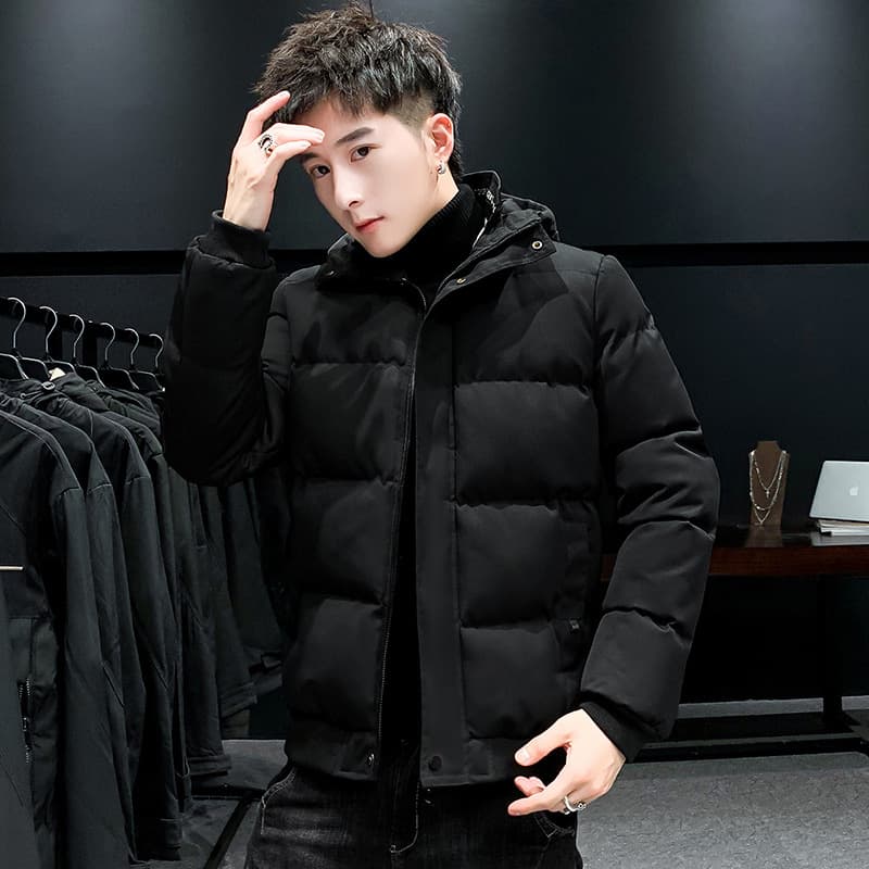 Men's Cotton Coat New Winter Jacket Korean Trendy Streetwear Stylish Winter Padded Coat