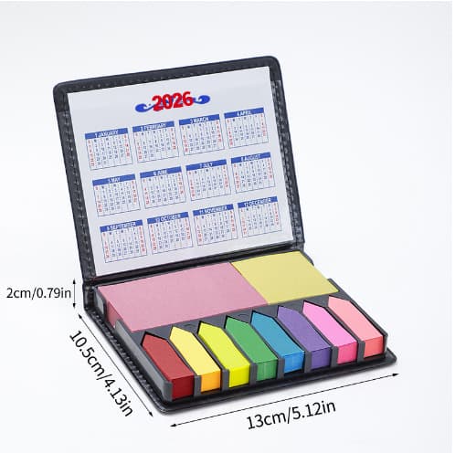 Hot Selling Amazon High-end Gift Business Sticky Note Box - Printable Logo Creative PU Note Holder Cross-border