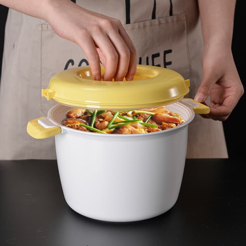 Portable rice cooker, microwave oven special steamer box, steamer container, steamed rice heating bowl, multifunctional lunch box wholesale