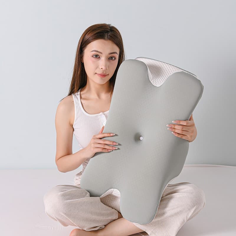 Butterfly pillow cervical vertebra support sleep pillow home single adult sleeping side sleeping memory foam pillow flat