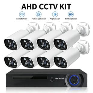 CCTV Camera Kit AHD KIT 4-Channel 8-Channel Surveillance Camera Set