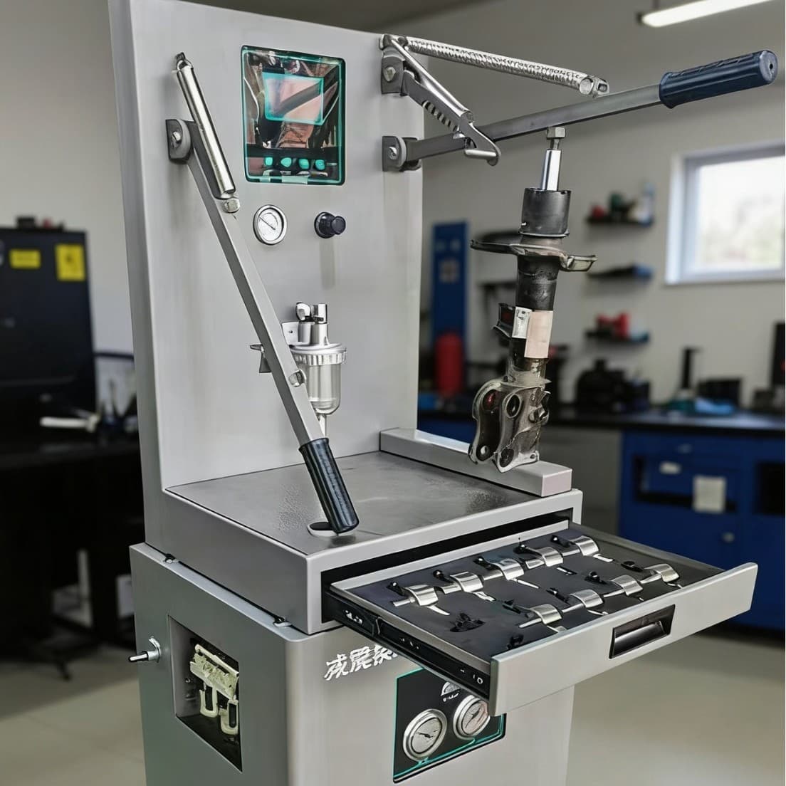 Automotive Chassis Diagnostic Scanner High-Efficiency Inspection Tool, Shock Absorber Testing and Nitrogen Filling Equipment