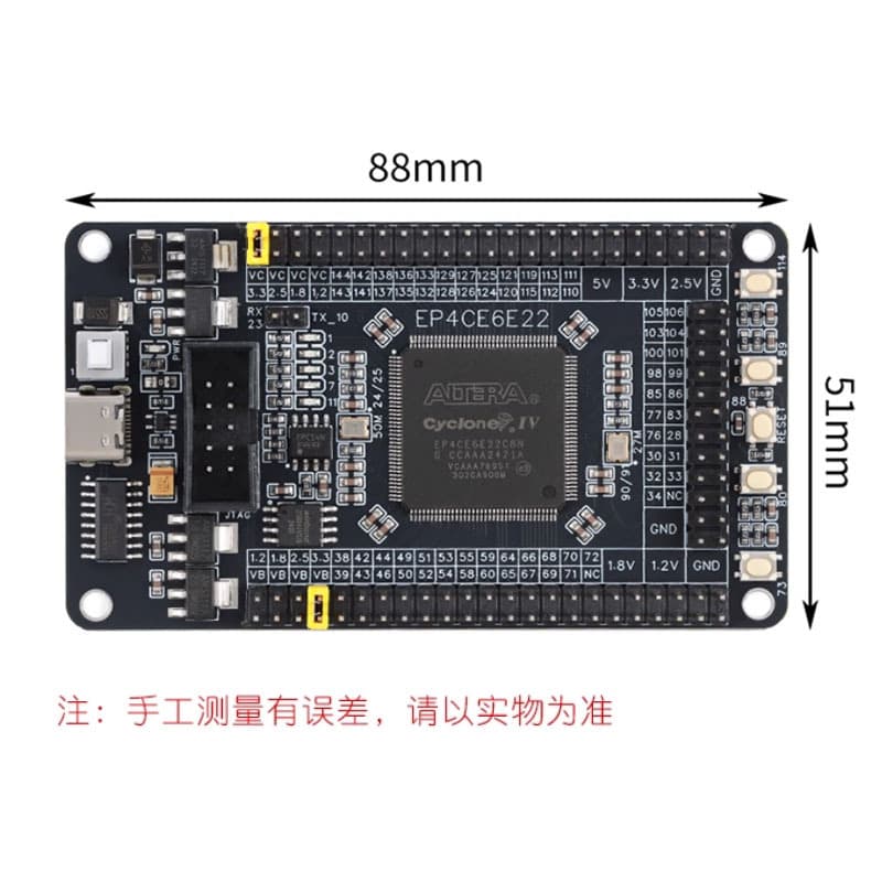 Altera CycloneIV EP4CE6E22C8N Development Board FPGA Core Board System Board