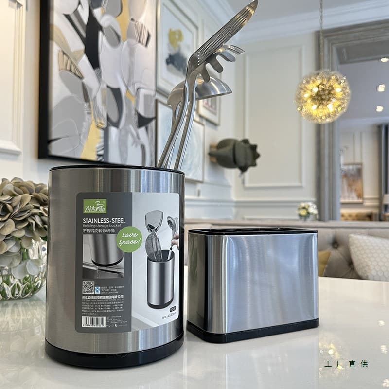 This storage solution is proven to be great! Stainless steel kitchen utensil holder, cutlery organizer, chopstick holder
