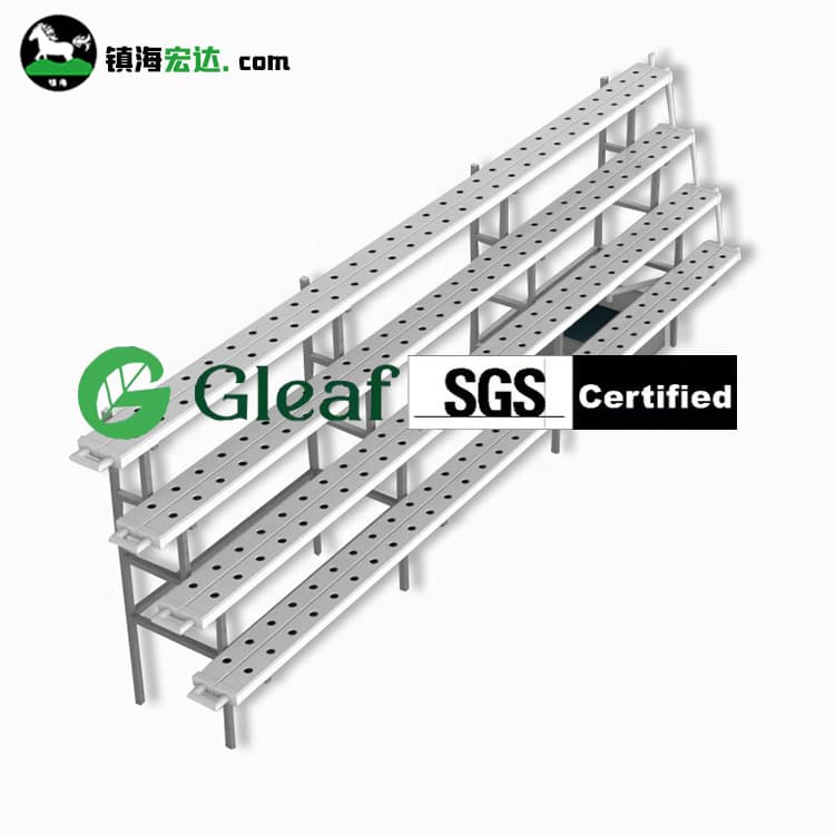 Hydroponic Square Pipe PVC Soilless Cultivation NFT Hydroponic Planting Trough Vertical Vertical Hydroponic Tube X20