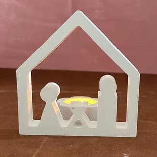 Couple House Desktop Decorative Ornament Silicone Plaster Mold DIY Cement Mold 9892