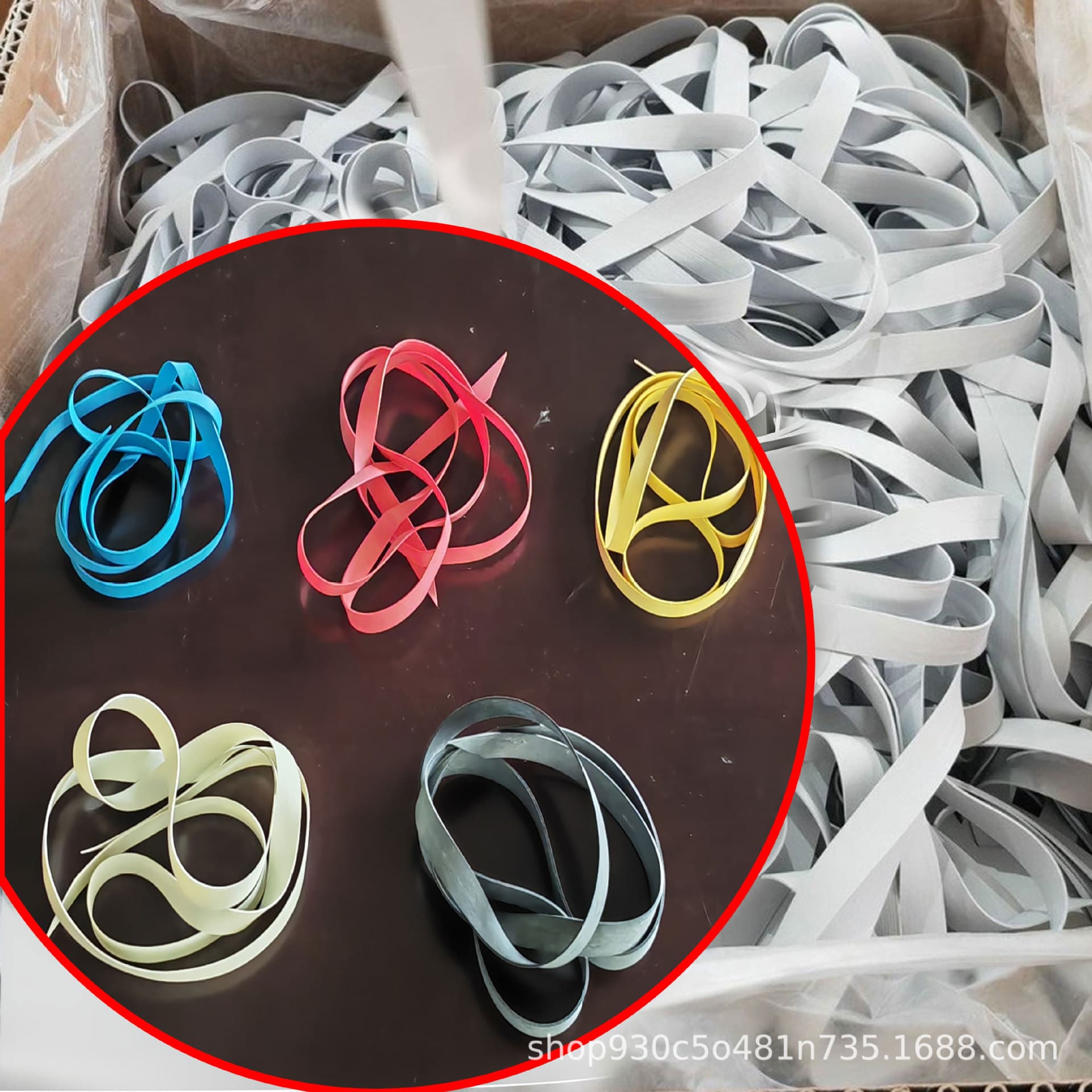 Natural Rubber Band Elastic Strip Thick High Elasticity Films, Rubber Bands for Thin Swimwear, Clothing Materials, Medium Grade Hot Selling in Stock