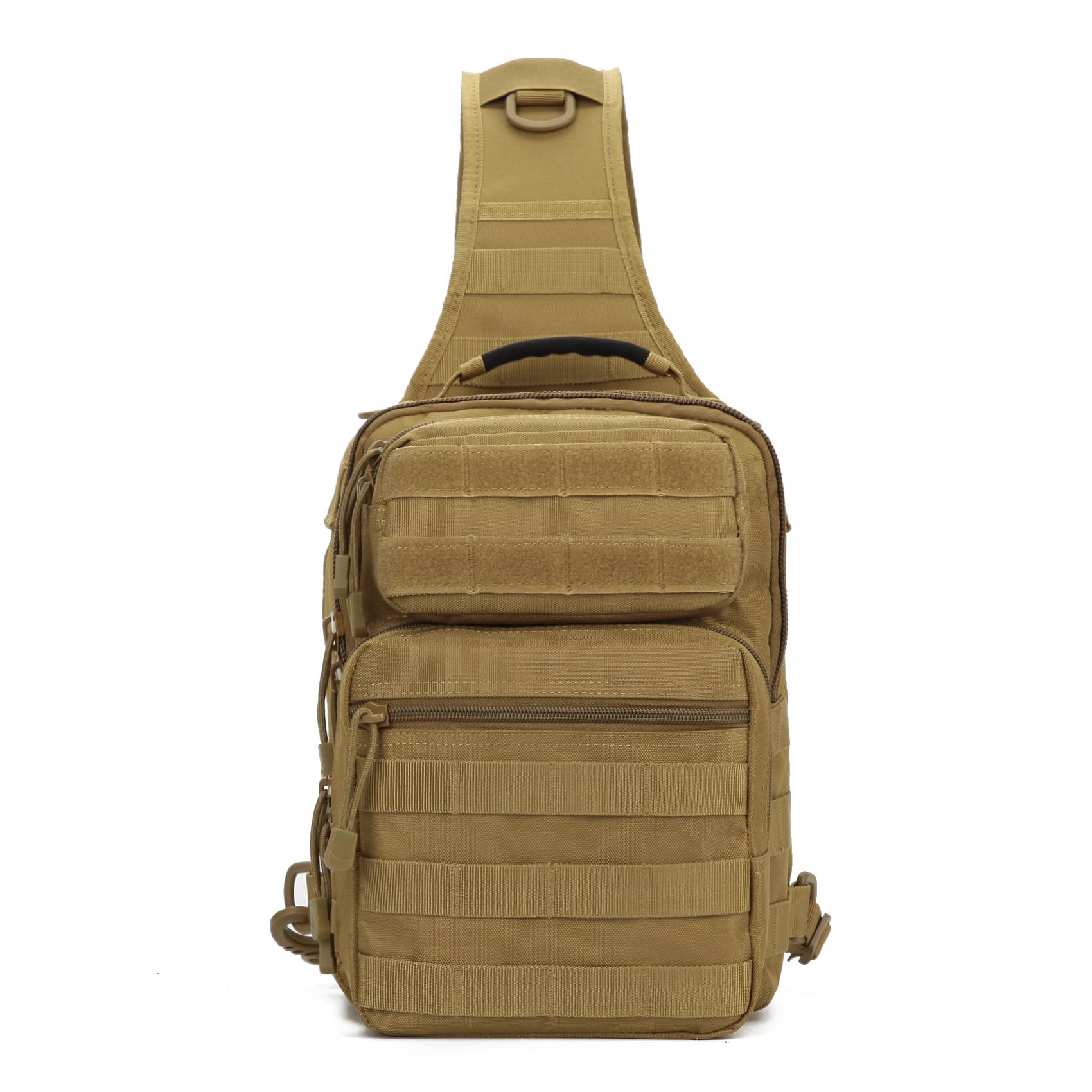 Outdoor Multi-Functional Chest Bag Hiking Cycling Single Shoulder Crossbody Bag Camping Gear Bag Versatile Polyester Oxford Cloth
