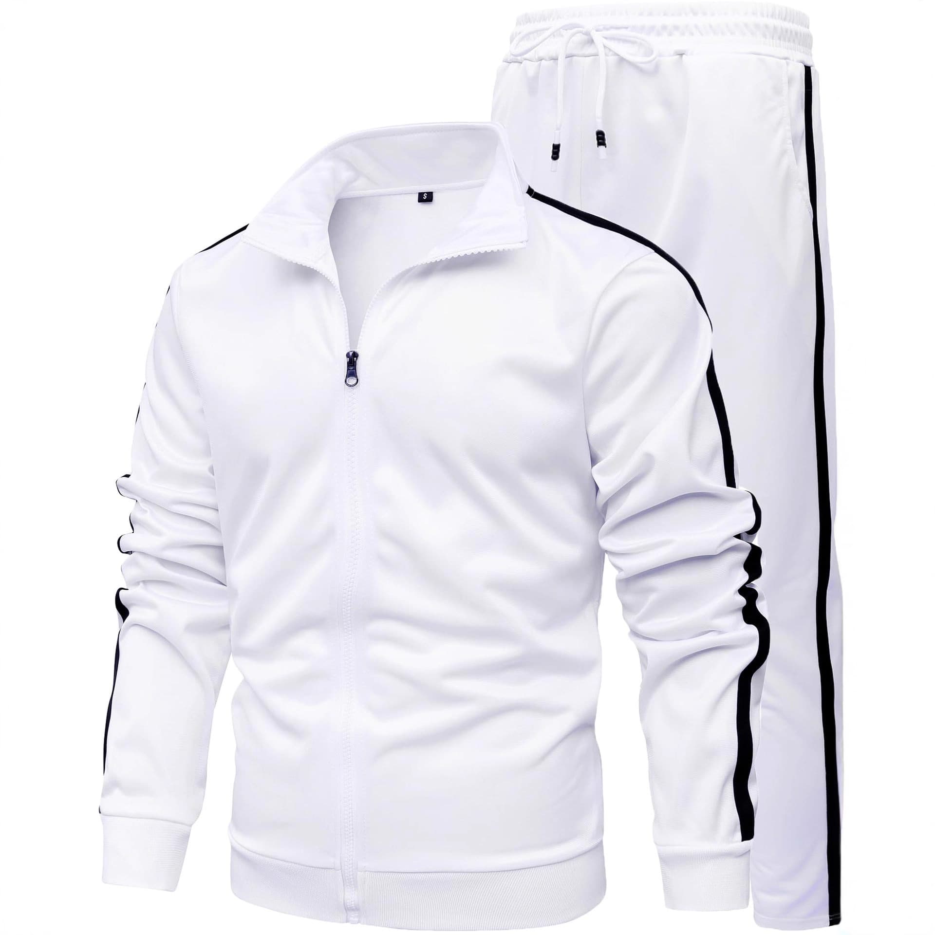 Men's Spring and Autumn Student Casual Sports Suit Youth Hoodie Fashion Sportswear Men's Korean Style Slim Fit Two-Piece Set