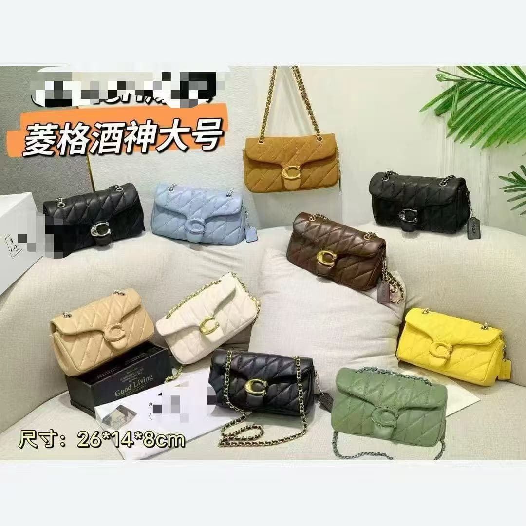 Aolaikoujia New Quilted Tabby 26 Chain Bag, Diamond Pattern Versatile Shoulder Crossbody Bag, Dionysus Bag Small Square Bag for Women