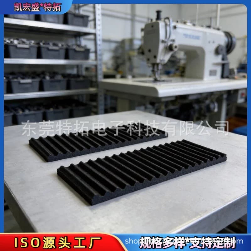 Ribbed Rubber Sheet, Vertical Rib Rubber Strip, Horizontal Rib Rubber Mat, Ribbed Ladder Foot Pad, Gear Rubber