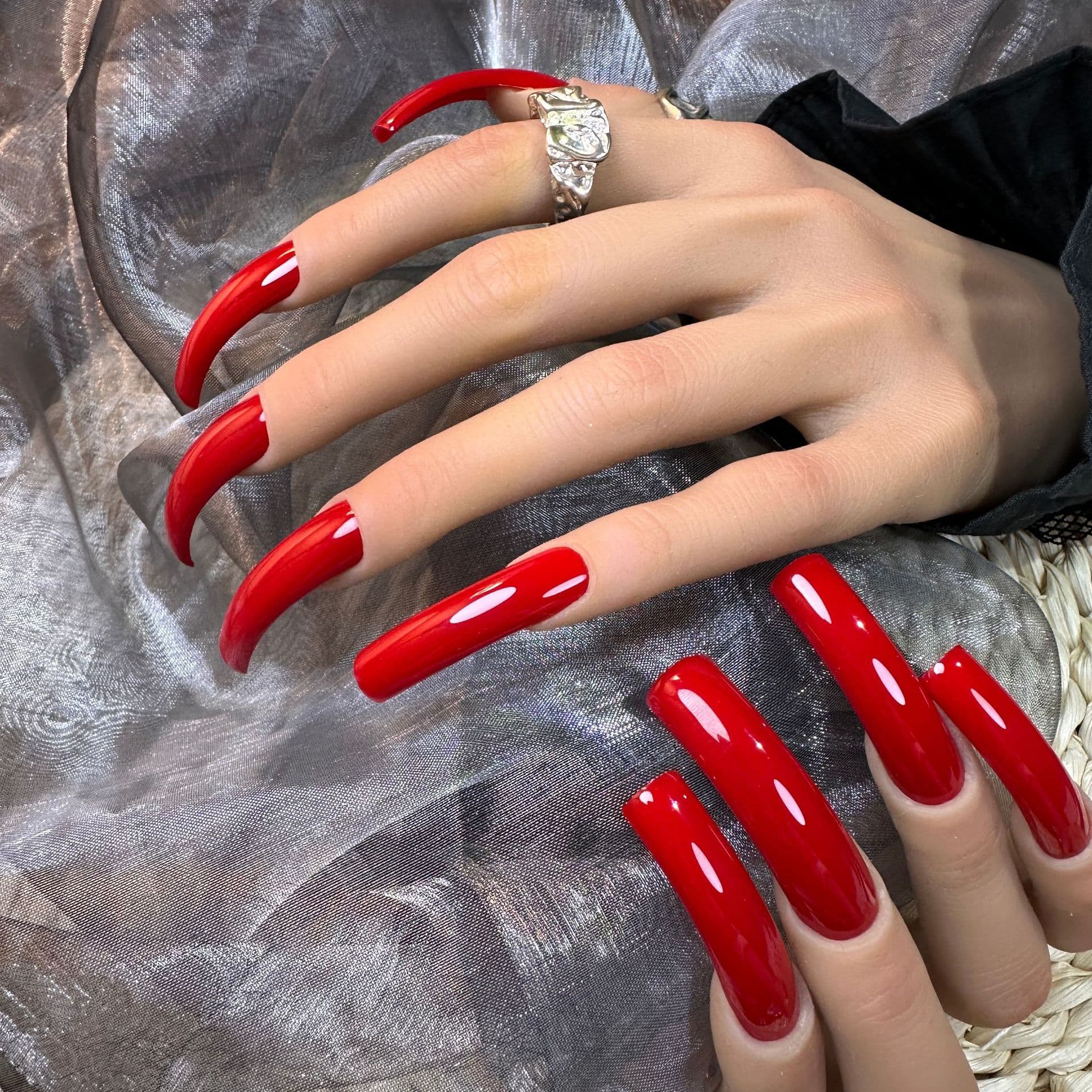 10PCS Curved Nails New Autumn/Winter Style Export to Europe and USA Handmade Wearable Nails Wholesale